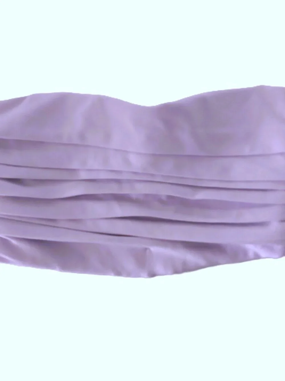ZARA Sz M Lilac Pleated Bustier Corset Bralette Dressy Structured Sleeveless Top - Picture 2 of 4